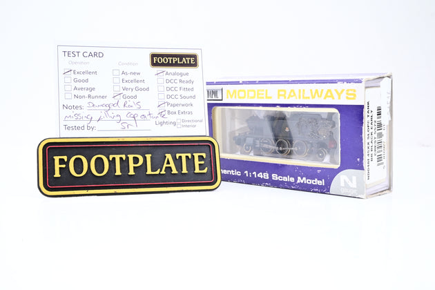 Dapol N Gauge ND048F 45XX Slope Tank BR Black Early Crest No.5572 - Boxed