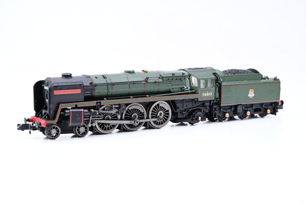 Dapol N Gauge ND-095B BR Green Early Emblem Britannia Class No.70013 'Oliver Cromwell' - Boxed