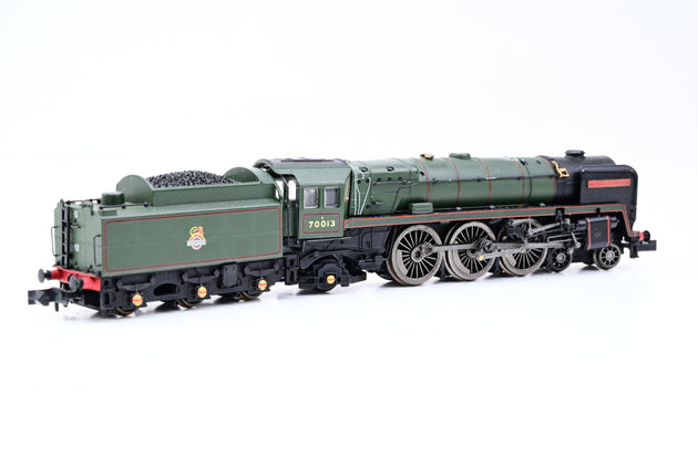 Dapol N Gauge ND-095B BR Green Early Emblem Britannia Class No.70013 'Oliver Cromwell' - Boxed