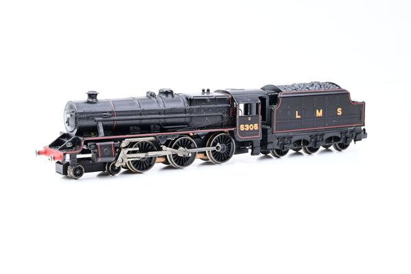 Graham Farish N Gauge 372-125 Black 5 Lined Black LMS No.5305 - Boxed