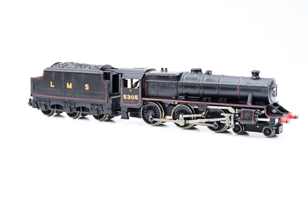 Graham Farish N Gauge 372-125 Black 5 Lined Black LMS No.5305 - Boxed