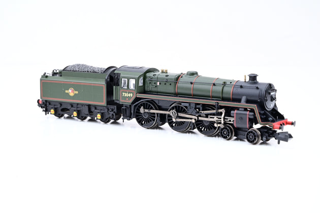 Graham Farish 372-728SF BR Standard Class 5MT BR Lined Green Late Crest No.73049 - DCC Sound, Boxed