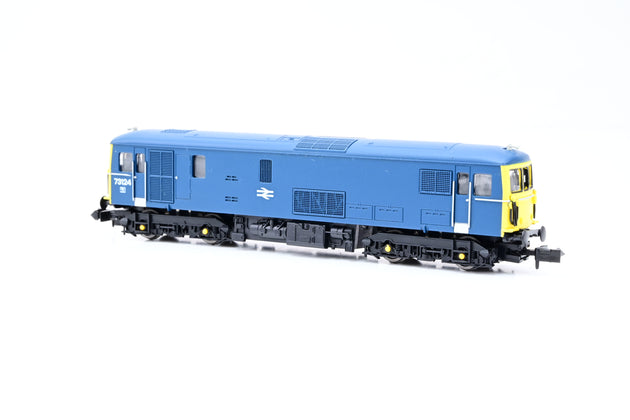 Dapol N Gauge GM2210207 Class 73 BR Blue Yellow Ends No.73124 - Boxed