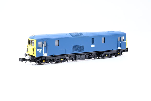 Dapol N Gauge GM2210207 Class 73 BR Blue Yellow Ends No.73124 - Boxed