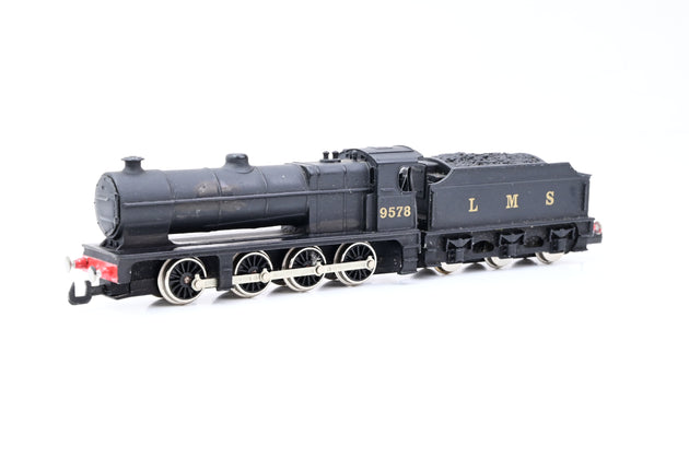 Union Mills N Gauge LMS Class 7F 0-8-0 Locomotive LMS Black Livery No9578 - Boxed