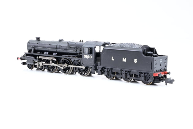 Graham Farish N Gauge 372-138 Class 5 Locomotive LMS Black No.5190 - Boxed