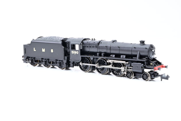 Graham Farish N Gauge 372-138 Class 5 Locomotive LMS Black No.5190 - Boxed