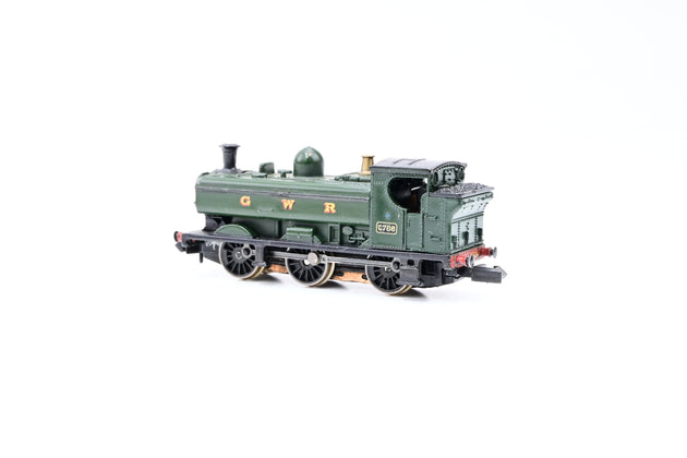 Graham Farish N Gauge 57xx Pannier Tank GWR Green No.5786 - Boxed
