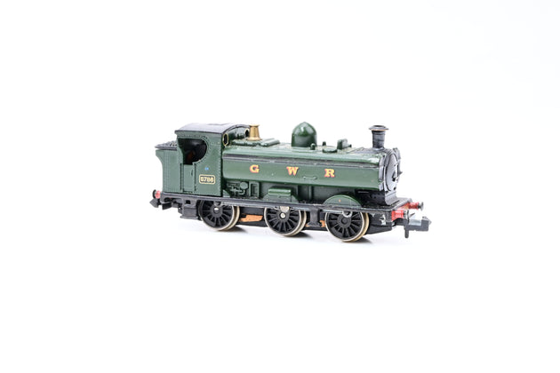 Graham Farish N Gauge 57xx Pannier Tank GWR Green No.5786 - Boxed