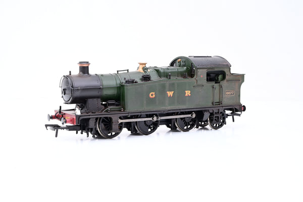 Bachmann OO Gauge 32-084 GWR Green Class 56xx No.6677 - Weathered, Boxed