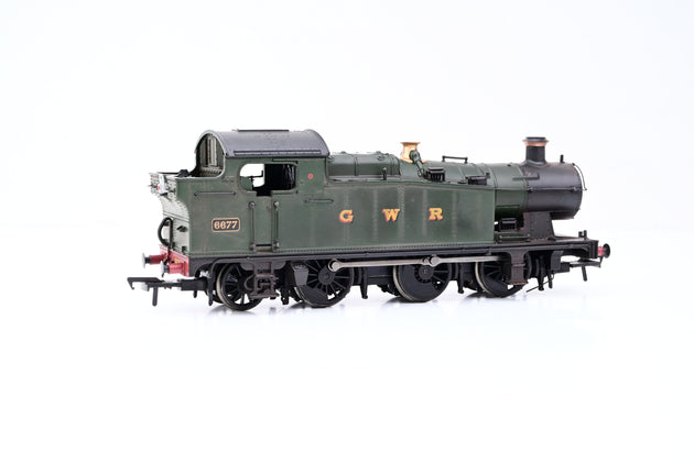 Bachmann OO Gauge 32-084 GWR Green Class 56xx No.6677 - Weathered, Boxed