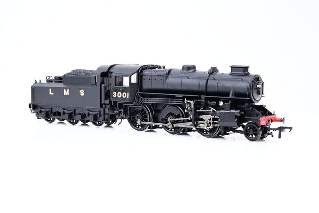 Bachmann OO Gauge 32-575 Ivatt Class 4 LMS Black Double Chimney No.3001 - Boxed