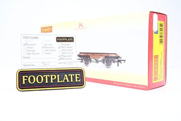 Hornby OO Gauge R3706 Ruston & Hornsby 48DS w/ Flatbed Wagon Army No.802 - Boxed