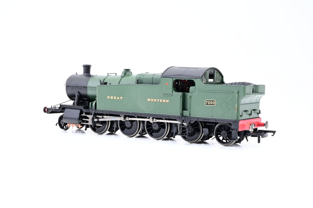 Hornby OO Gauge R3127 GWR Green 2-8-2T Class 72xx No.7202 - Boxed