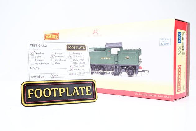 Hornby OO Gauge R3127 GWR Green 2-8-2T Class 72xx No.7202 - Boxed