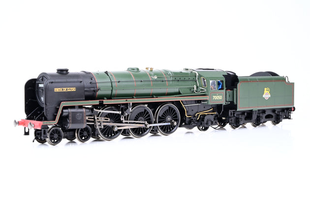 Hornby OO Gauge R2718 BR Green Britannia Class No.70050 'Firth of Clyde' - Boxed