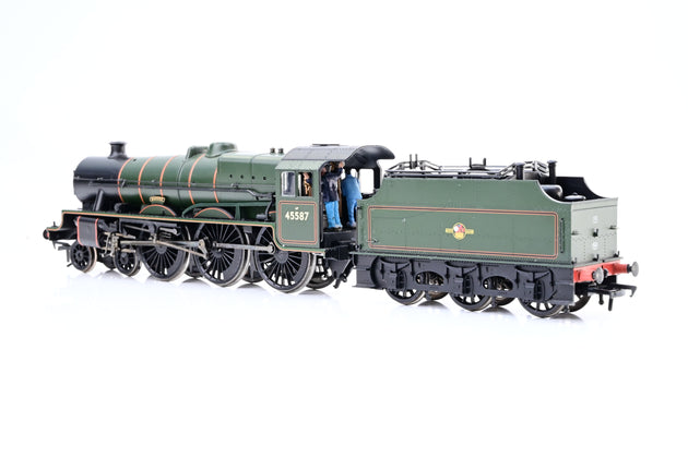 Bachmann OO Gauge 31-186 BR Green Jubilee, Riveted Fowler Tender No.45587  'Baroda' - Boxed