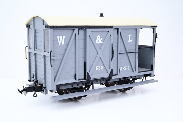 Accucraft 32mm/45mm R19-6A W&L Light Grey Brake Van No.2 - Boxed