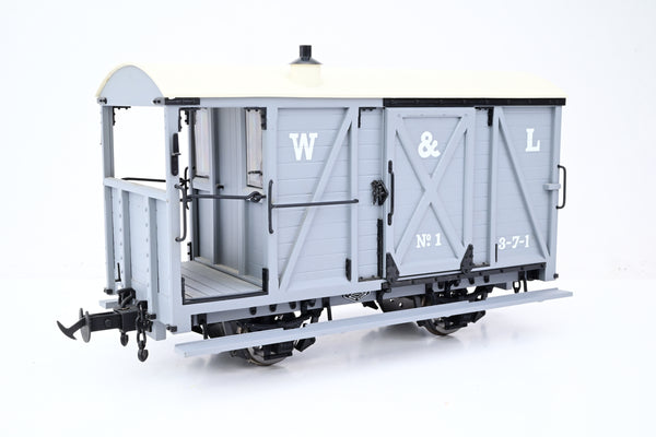 Accucraft 32mm/45mm R19-6A W&L Light Grey Brake Van No.1 - Boxed