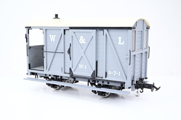 Accucraft 32mm/45mm R19-6A W&L Light Grey Brake Van No.1 - Boxed