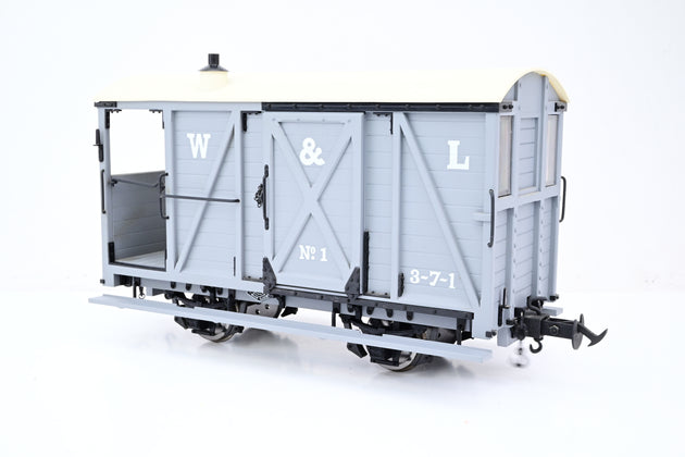 Accucraft 32mm/45mm R19-6A W&L Light Grey Brake Van No.1 - Boxed