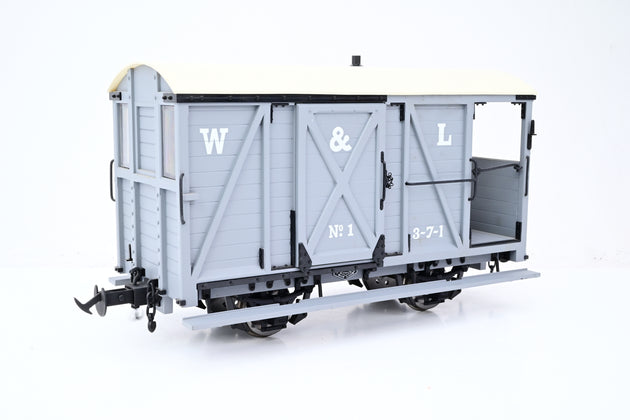 Accucraft 32mm/45mm R19-6A W&L Light Grey Brake Van No.1 - Boxed