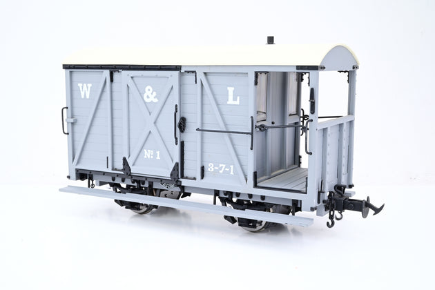 Accucraft 32mm/45mm R19-6A W&L Light Grey Brake Van No.1 - Boxed