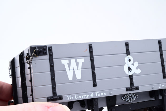 Accucraft 16mm 32mm/45mm Gauge R19-2C L&B 4 Wheel Open Wagon L&B Grey No.18 - Boxed
