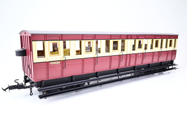 BMS / Accucraft 45mm/32mm R19-15 Isle of Man 'Pairs' Coaches, Brake/Composite Coach - Boxed