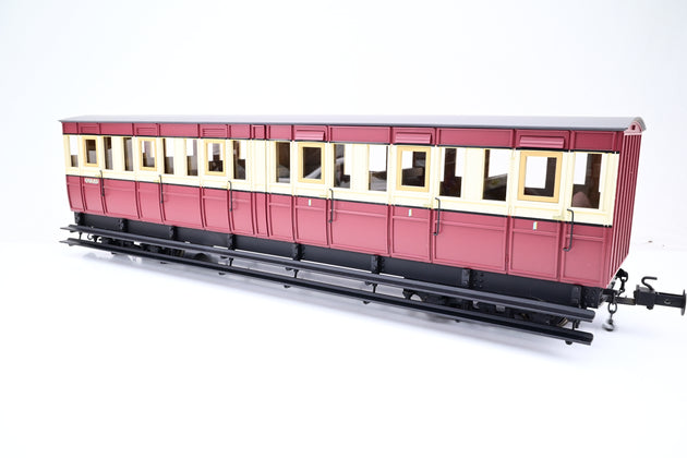 BMS / Accucraft 45mm/32mm R19-15 Isle of Man 'Pairs' Coaches, Brake/Composite Coach - Boxed