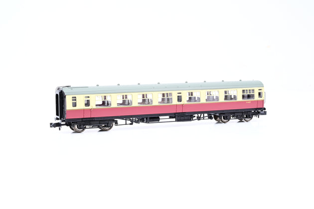 Graham Farish N Gauge 374-451 Bulleid 3rd Open Coach BR Crimson & Cream No.S1497 - Boxed