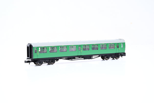 Graham Farish N Gauge 374-442 Bulleid 3rd Corridor Coach BR SR Malachite Green No.S34 - Boxed