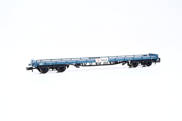Graham Farish N Gauge 377-400W FVV Carflat Wagon BR Blue Motorail No.745054 -Boxed