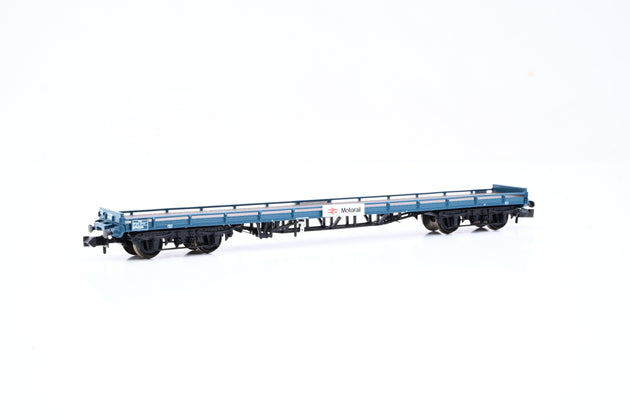 Graham Farish N Gauge 377-400W FVV Carflat Wagon BR Blue Motorail No.745054 -Boxed
