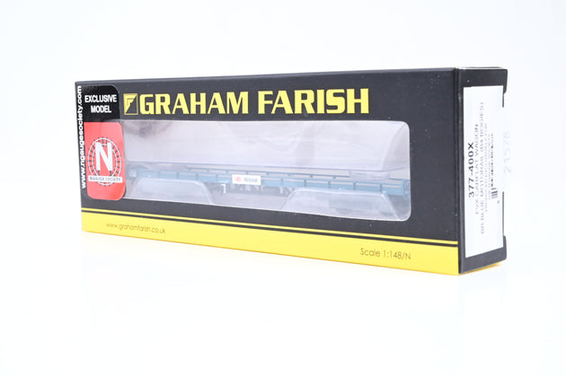 Graham Farish N Gauge 377-400X FVV Carflat Wagon BR Blue Motorail No.745085 -Boxed