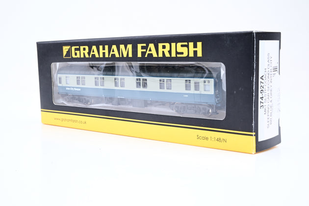 Graham Farish N Gauge 374-927A MK1 SLSTP Coach BR Blue & Grey Intercity No.E2681 - Boxed