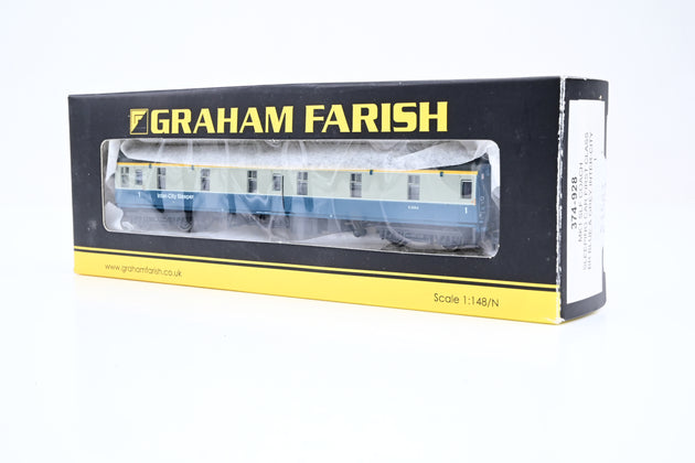 Graham Farish N Gauge 374-928 MK1 SLF Coach Sleeping Car 1st Class BR Blue & Grey No.E2054 - Boxed
