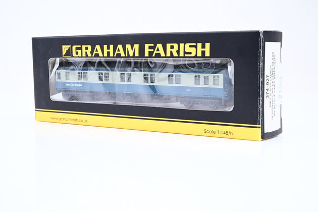 Graham Farish N Gauge 374-927 MK1 SLSTP Coach BR Blue & Grey Intercity No.E2575 - Boxed