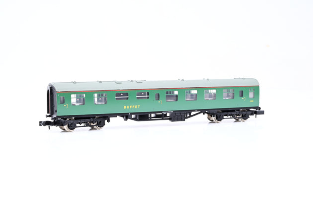 Graham Farish N Gauge 374-100 MK1 Mini Buffet RMB Green No.S1881 - Boxed