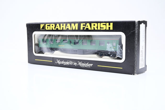 Graham Farish N Gauge 374-100 MK1 Mini Buffet RMB Green No.S1881 - Boxed