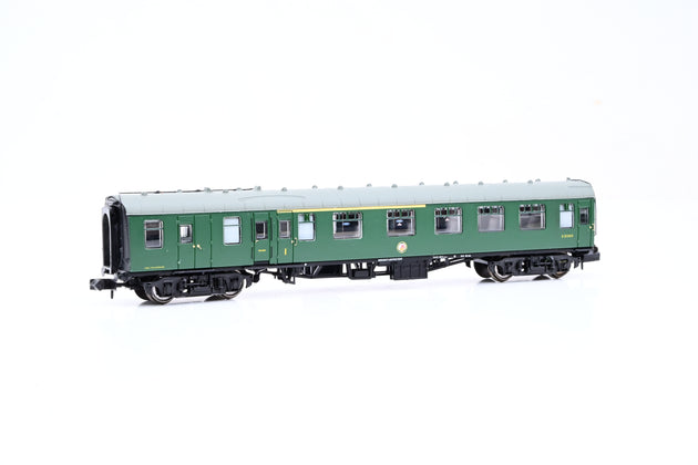Graham Farish N Gauge 374-083A MK1 BCK Brake Corridor Composite BR SR Green No.S2162 - Boxed