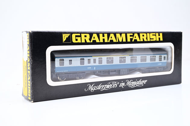 Graham Farish N Gauge 0685 BR MK1 Brake BCK Blue Grey No.E21008 - Boxed