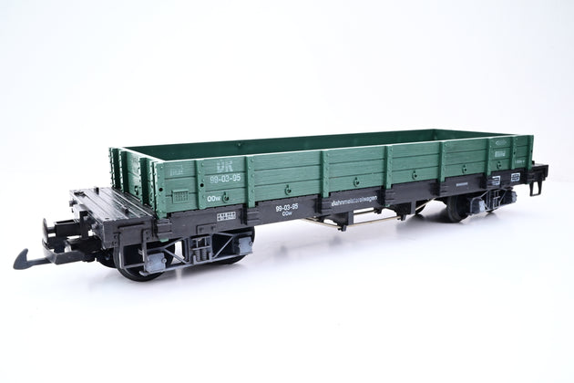 LGB G Gauge 42610 2 DR low sided gondolas No.993352 990395 - Boxed