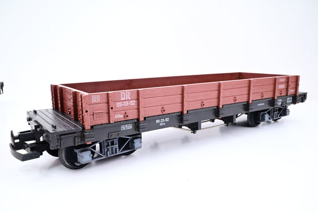 LGB G Gauge 42610 2 DR low sided gondolas No.993352 990395 - Boxed