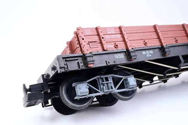 LGB G Gauge 42610 2 DR low sided gondolas No.993352 990395 - Boxed