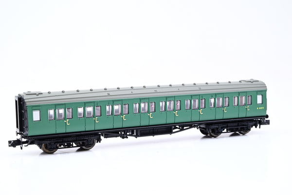 Dapol N Gauge 2P-012-402 Maunsell 3rd Class Corridor BR SR Green No.S810S - Boxed