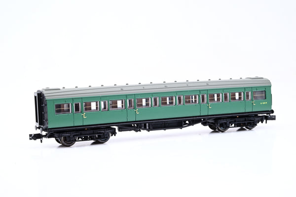 Dapol N Gauge 2P-012-402 Maunsell 3rd Class Corridor BR SR Green No.S810S - Boxed