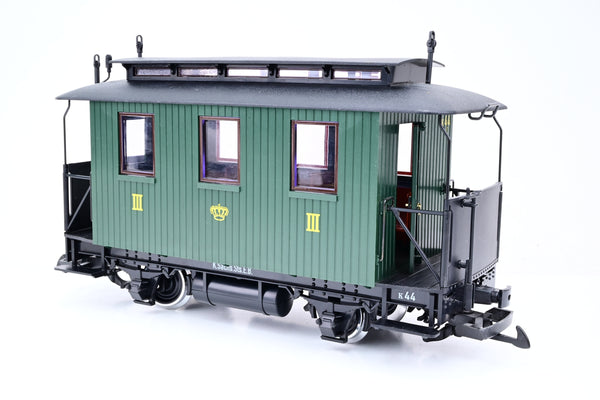 LGB G Gauge 30090 Saechsischer Personenwagen Saxon Passenger Car Green - Boxed