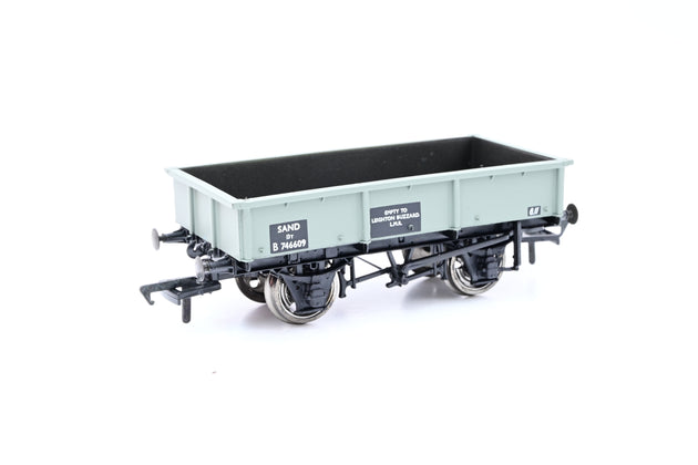 Bachmann OO Gauge 37-351 13T Steel Sand Tippler Wagon BR Grey No.B746609 - Boxed