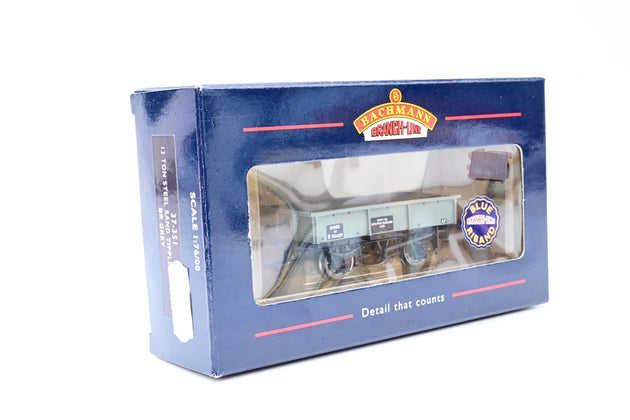 Bachmann OO Gauge 37-351 13T Steel Sand Tippler Wagon BR Grey No.B746609 - Boxed
